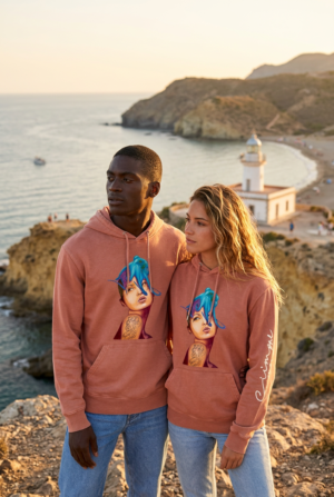 Sudadera unisex Coral - Pulpo
